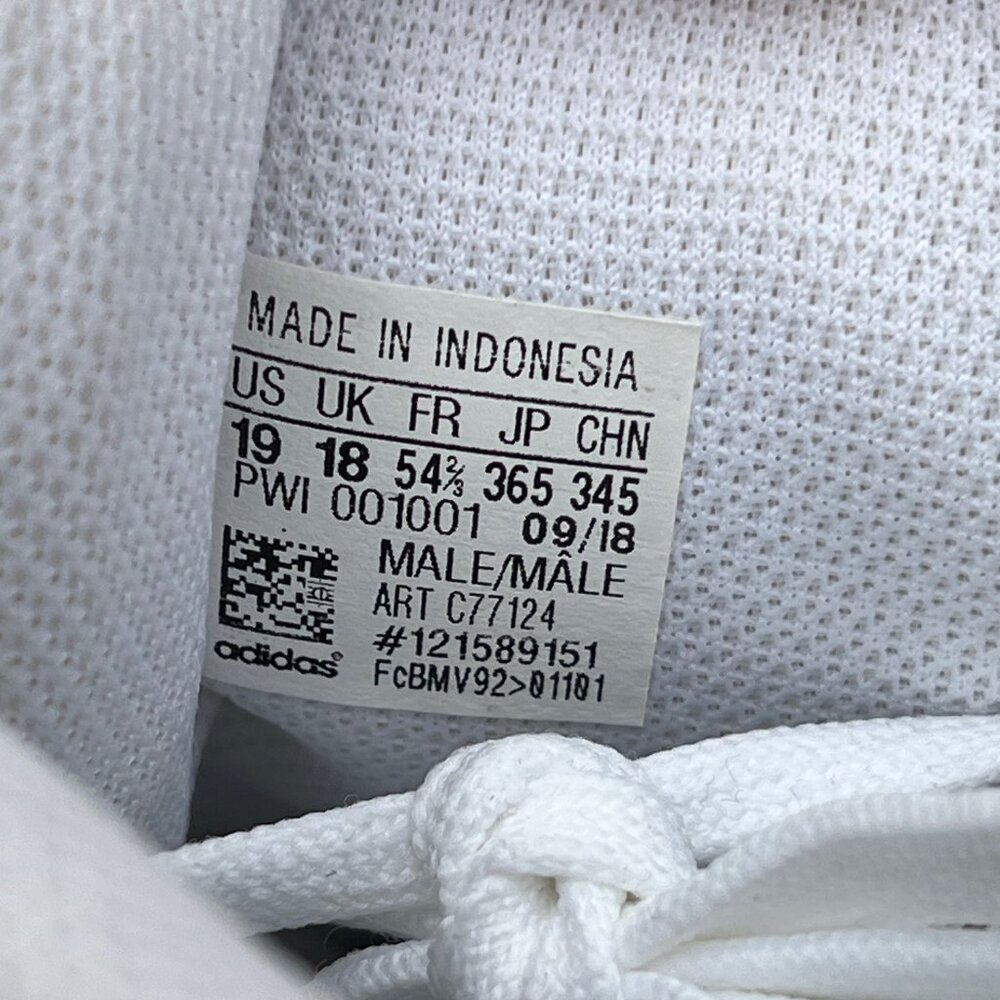 Adidas Mens Size 19 Superstar White Low Top Shoes Sneakers NWT Small Smudge - Picture 6 of 8